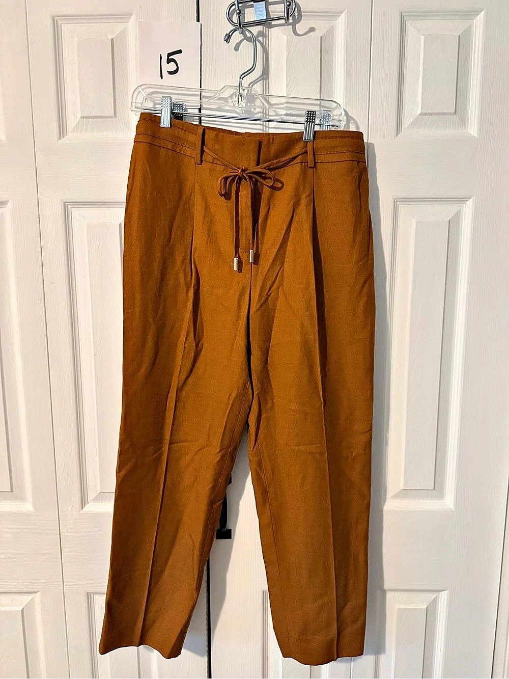 Talbots Straight Leg Pants in Brown Size 10 NWT